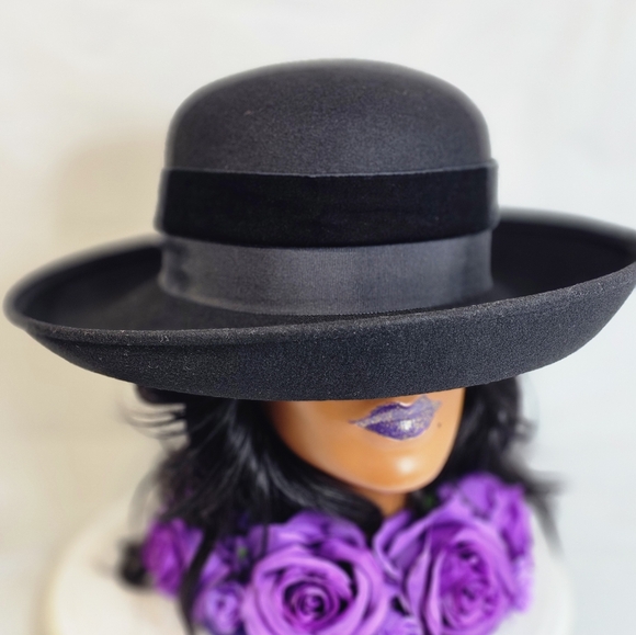 Vintage Bollman TinaLuxe  100% Wool Felt Hat
